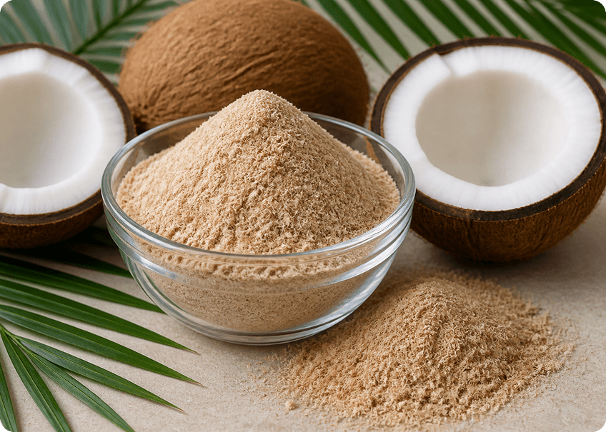Coconut Dietary Fiber Powder Bowl
